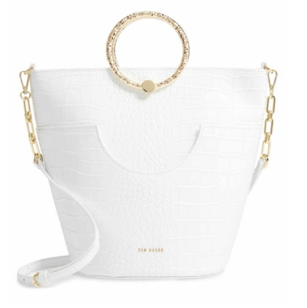 Ted Baker Maisee Textured Bracelet Handle Bucket Bag
